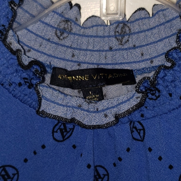 Adrienne Vittadini | Womens ruffled top - Picture 2 of 3